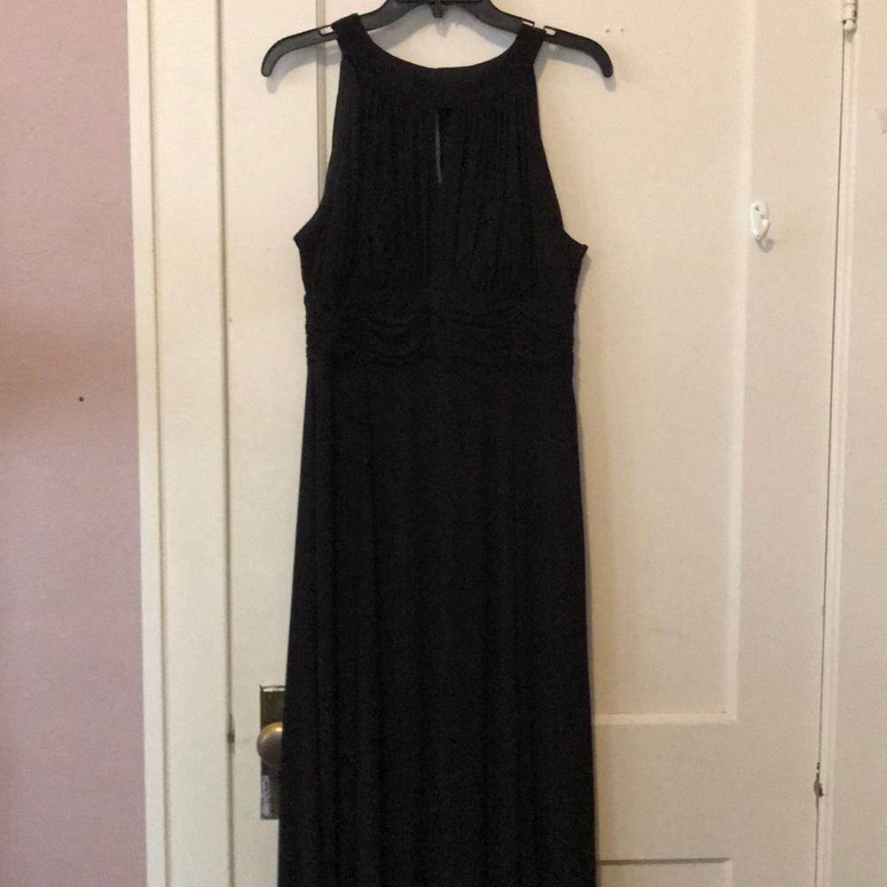 Formal long black dress. New.